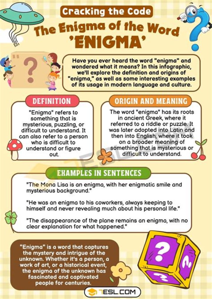 Exploring The Depths Of Enigma: What Does It Mean To Be Enigmatic?