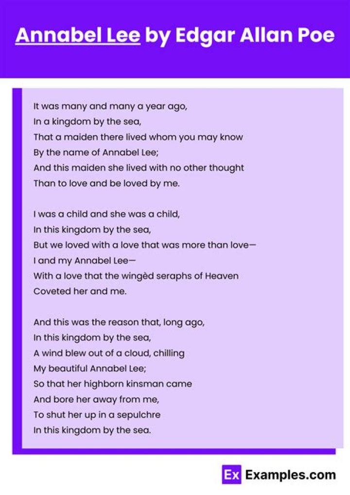 Exploring The Enigmatic Beauty Of "Annabel Lee" Lyrics