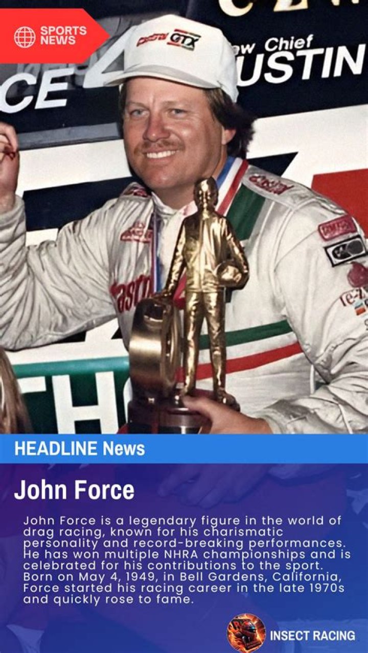The Legendary John Force: Dominating The World Of Drag Racing