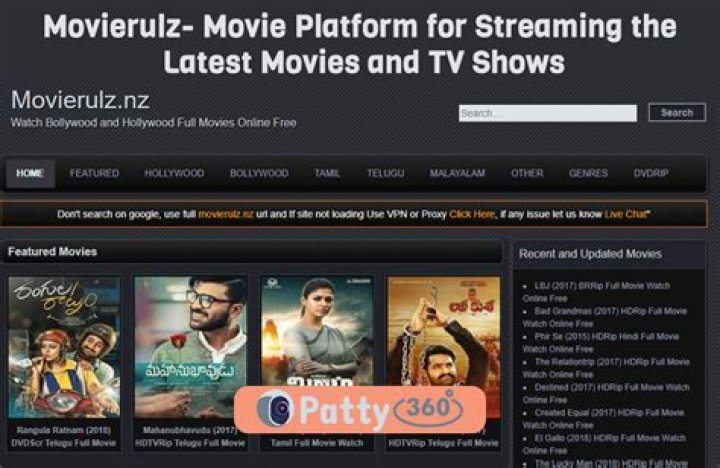 Watch Latest Movies And TV Shows On Movierulz.net